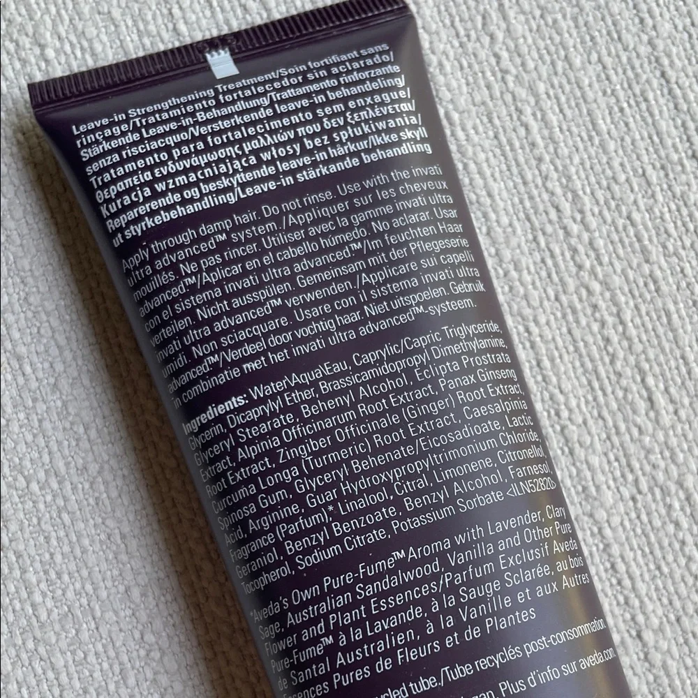 Aveda Invati Ultra Advanced Fortifying Leave-In Treatment - 3.4floz